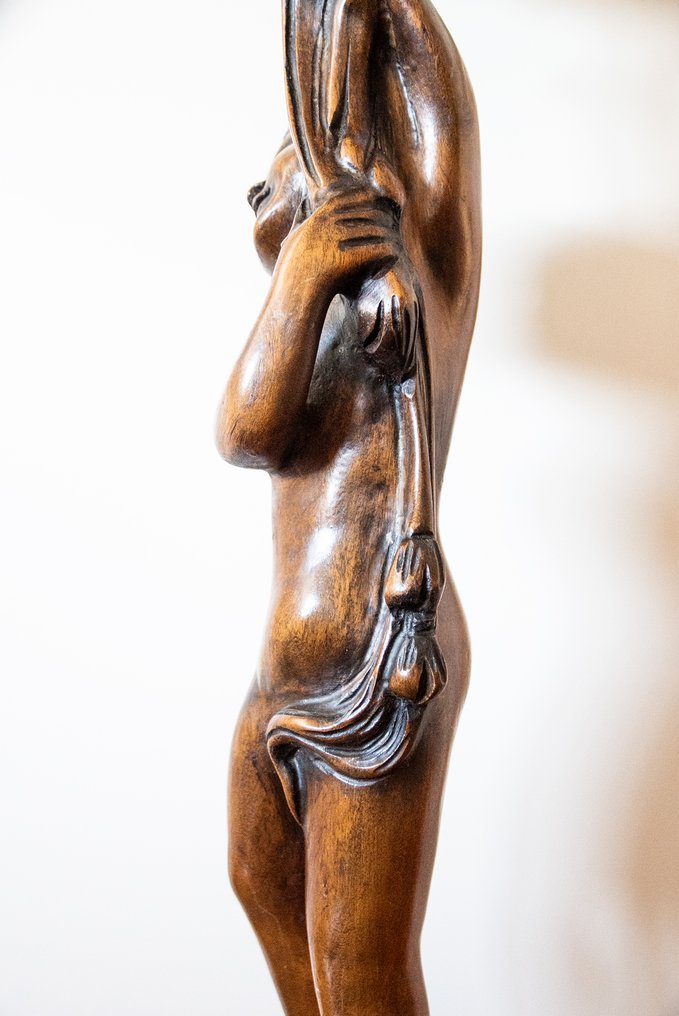 Σκάλισμα σε στήλη, colonna portavaso - 99 cm - Μπάλσα #4.3