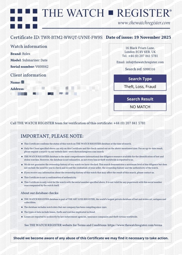 Rolex - Submariner Date Engraved - Rehaut Chronometer Certificate - Ref. 16610 T - Mænd - 2000-2010  #2.1