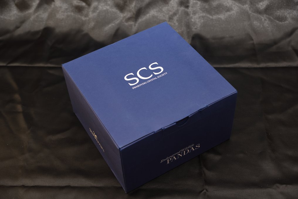 Swarovski - Heinz Tabertshofer - Αγαλματίδιο, Endangered Wildlife Pandas – 900918 - 9.5 cm - Κρύσταλλο - 2008 #2.1