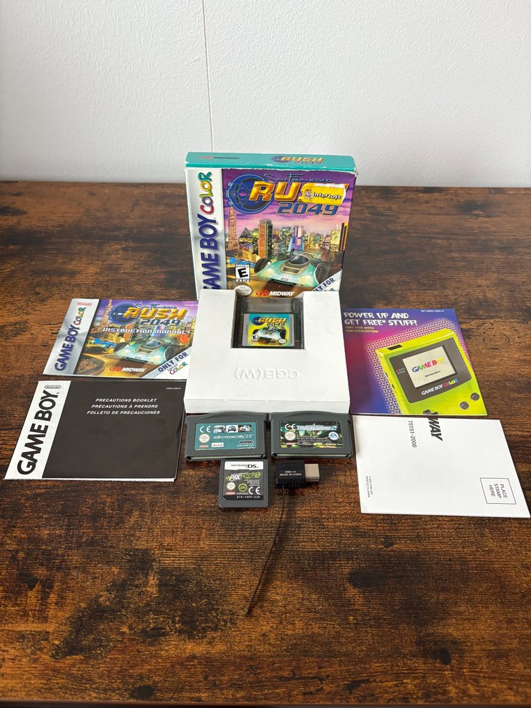 Nintendo - Game Boy Color – Rush 2049 (CIB) + Game Boy Advance & Nintendo DS games + original booklets & - 电子游戏 - 带原装盒 #1.0