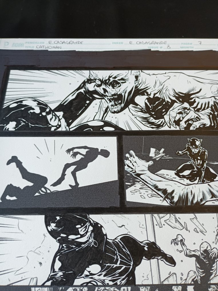 Elena Casagrande - 1 Original page - Catwoman #1.0