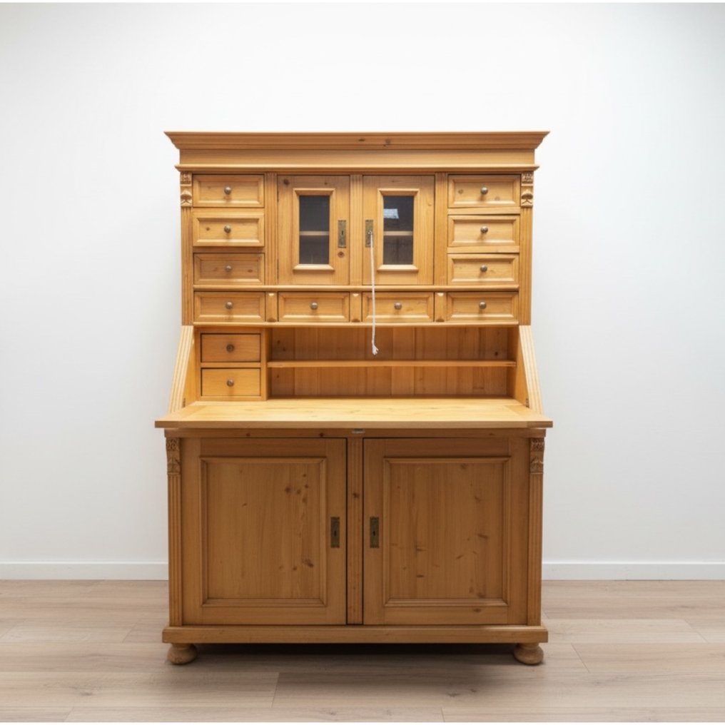 Secrétaire à abattant - Ξύλο - Πευκί μαλακό ξύλο #1.0