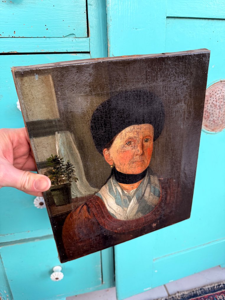 Școala Austriacă (XIX) - Portrait der Ursula Döttinger #1.0