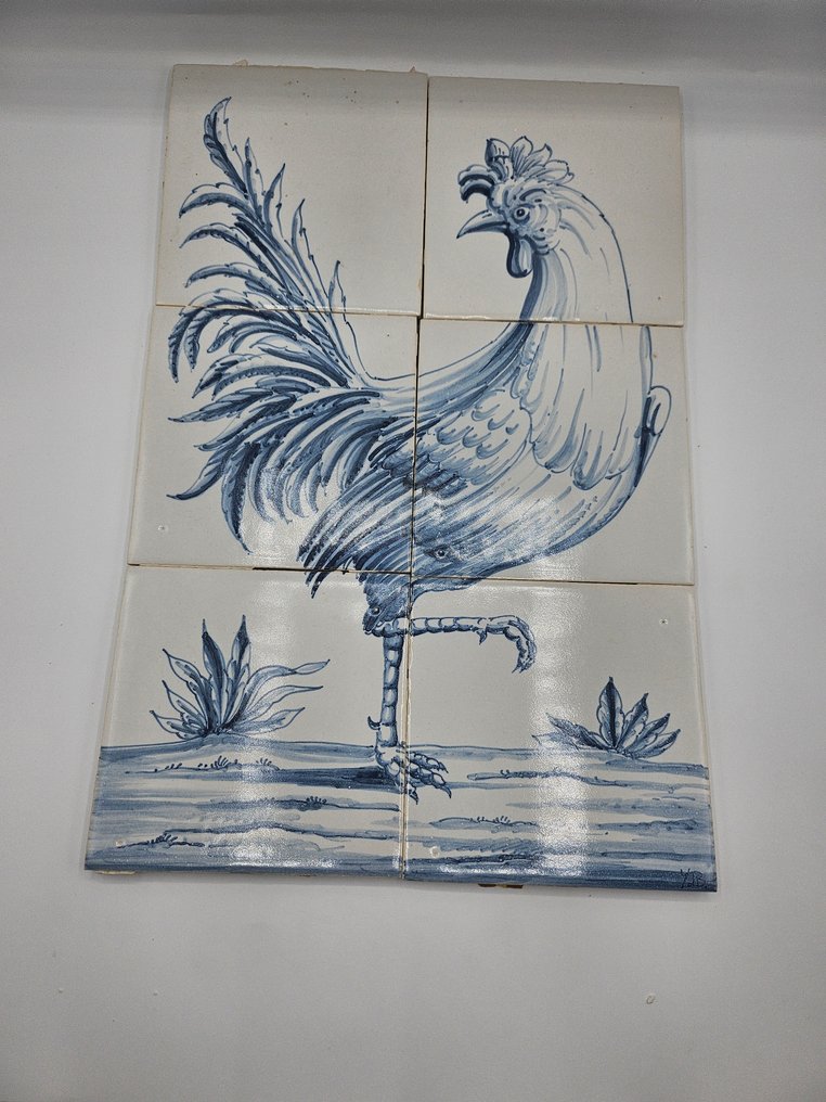  Tile - 20th century - Tile tableau of 6 tiles  #1.0