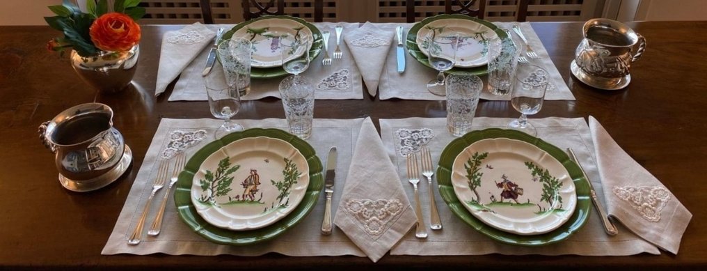 cristina linassi - venezia - Σερβίτσιο τραπεζιού για 6 (12) - Λινό #3.2