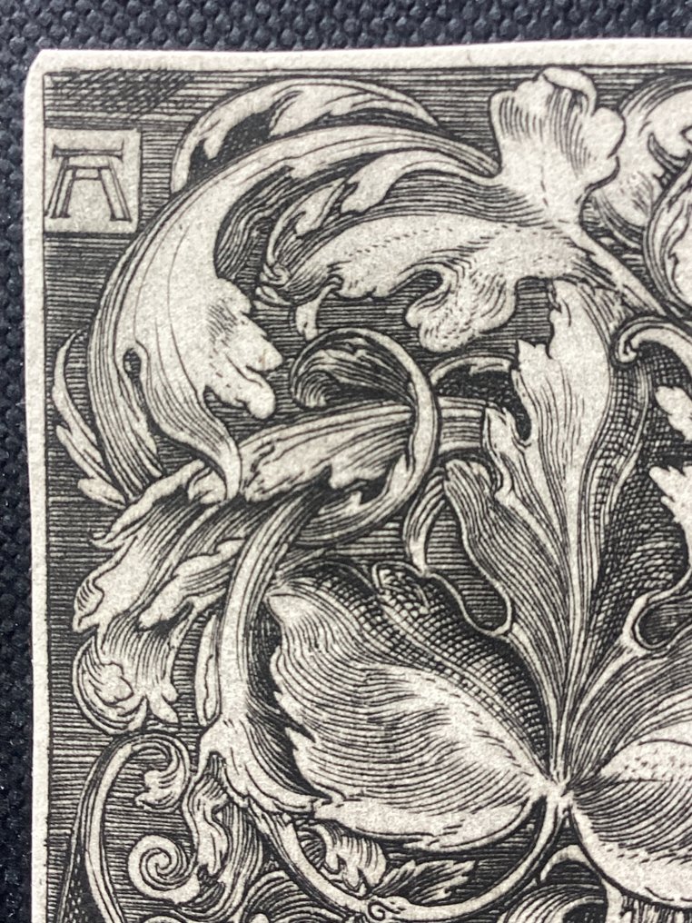 Albrecht Altdorfer (1482/5-1538), after - Leaf ornament with lilies of the valley #2.1