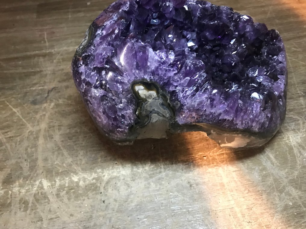 Ametista Cluster di cristallo - Altezza: 20 cm - Larghezza: 12 cm- 3.2 kg - (1) #1.0