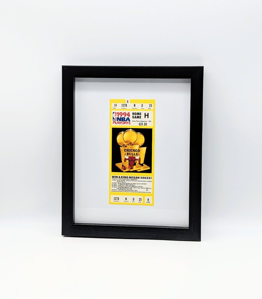 芝加哥公牛隊 - NBA - Michael Jordan, Scottie Pippen - 1994 - 門票, 季后赛门票  #2.1