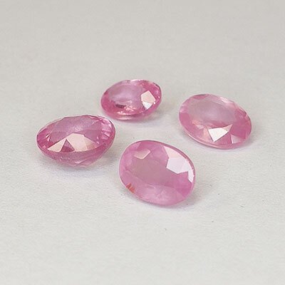 Nincs minimálár - 4 pcs Rózsaszín Spinell - 3.50 ct - Antwerpeni Drágakővizsgálati Laboratórium (ALGT) #3.2