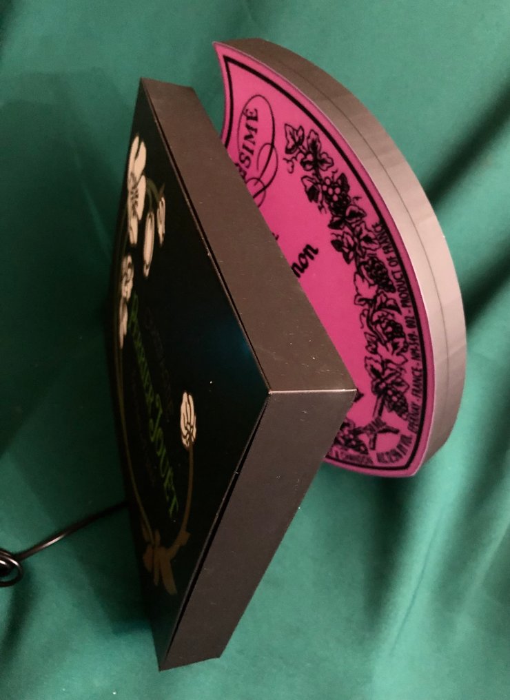 Insegna pubblicitaria retroilluminata (2) - Omaggio a Perrier Jouët & Omaggio a Dom Pérignon Champagne - plastica dura #1.0