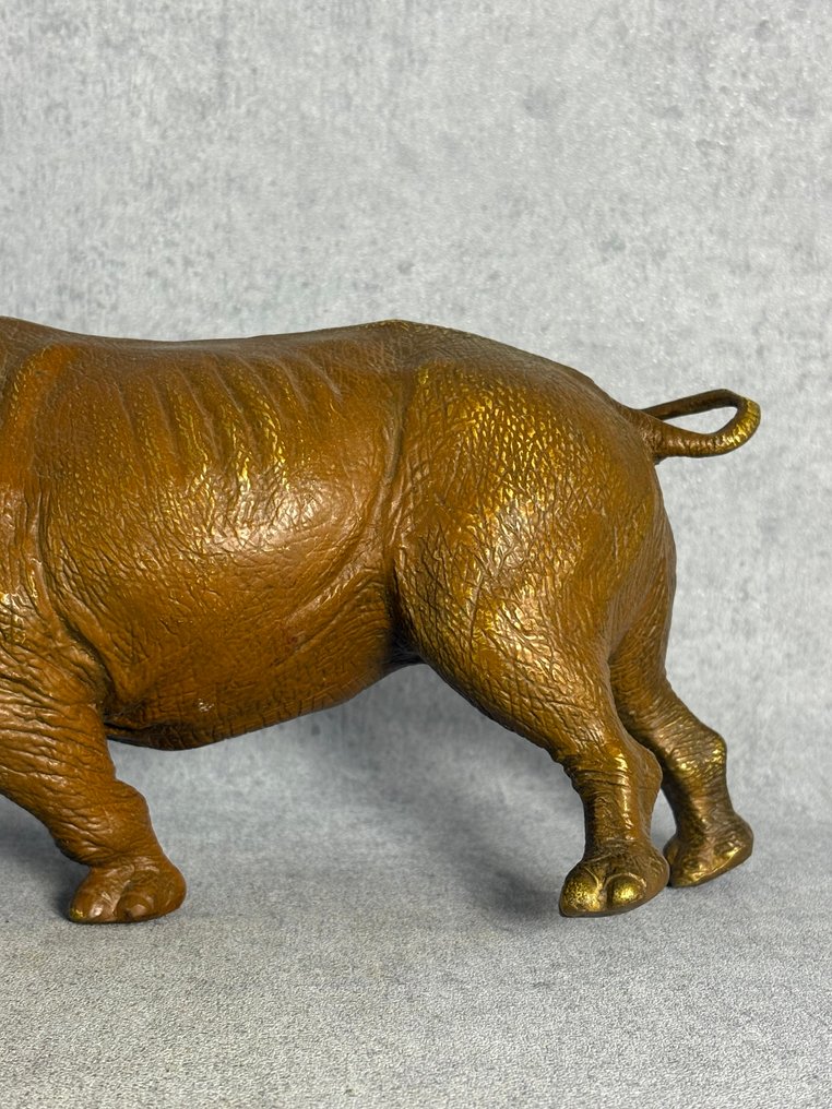犀牛 30 厘米 / 3.6 千克 - 青銅色 - 亚洲 - 20世紀末 #2.1