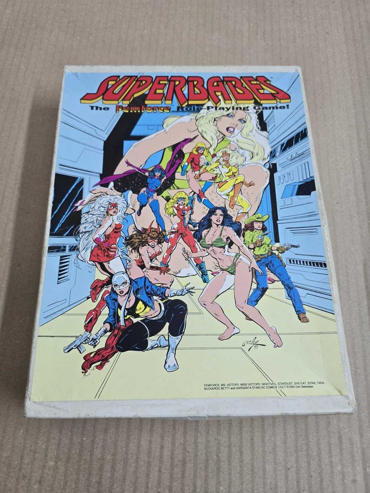 Társasjáték - Superbabes – The Femforce Role-Playing Game (1993) – Boxed #1.0
