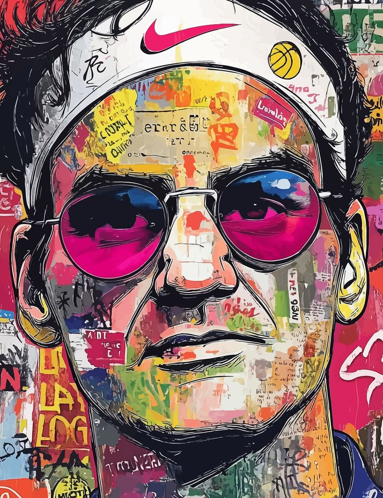IPR Graph - The King: Federer, Gafas de Sol y Acabados de Graffiti #1.0
