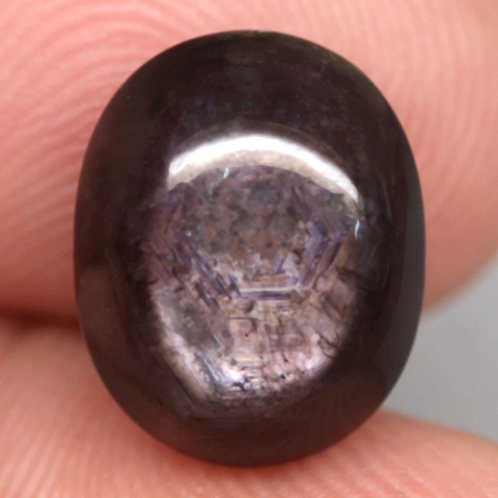 没有保留价 星彩蓝宝石  - 16.76 ct - 无实验室报告 - 两侧各六束光线 #2.1