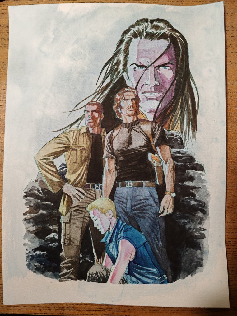 Russo, Fabrizio - 1 Original colour drawing - Dampyr - 2025 #1.0