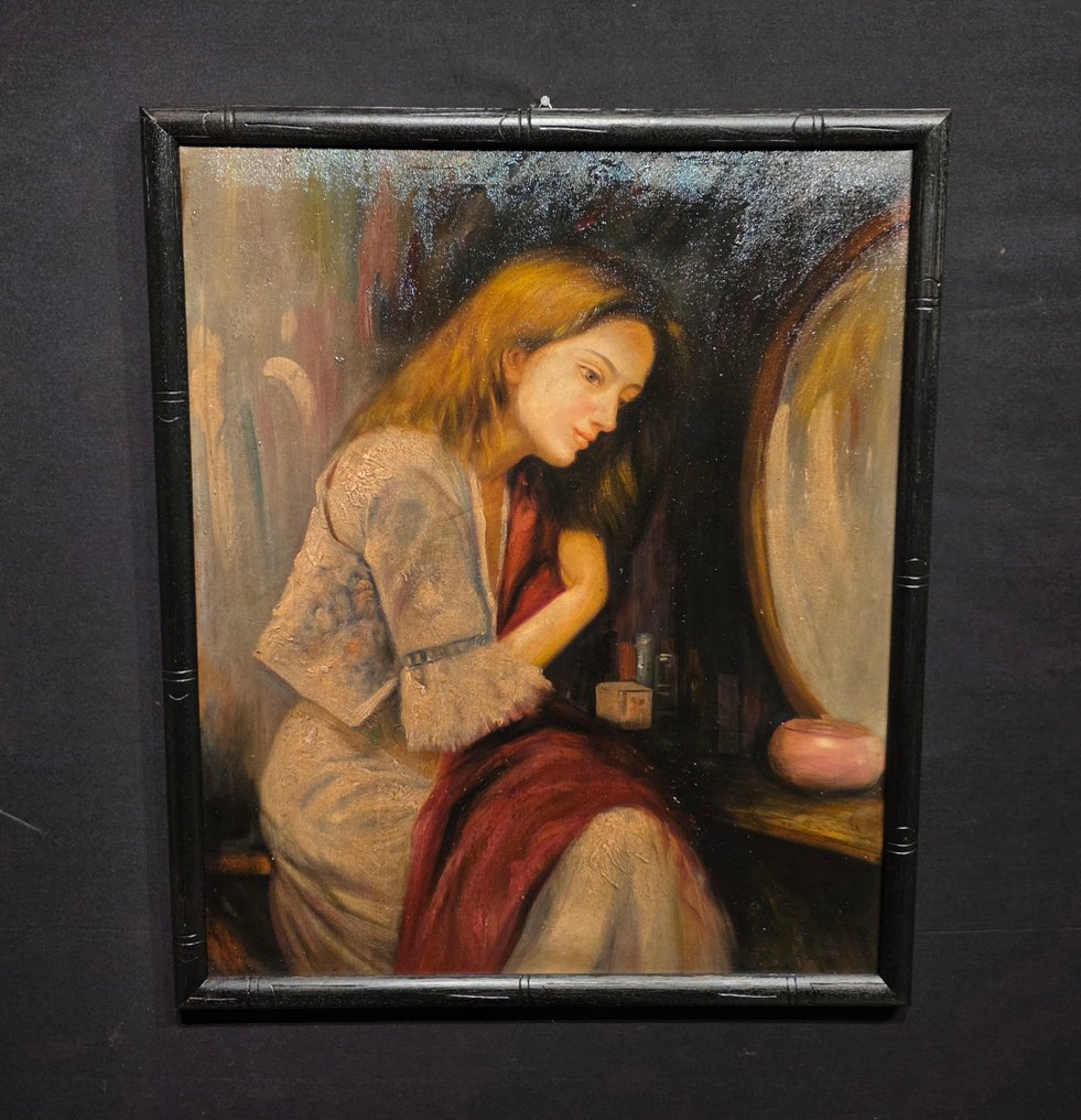 European school (XX) - Donna con specchio #2.1