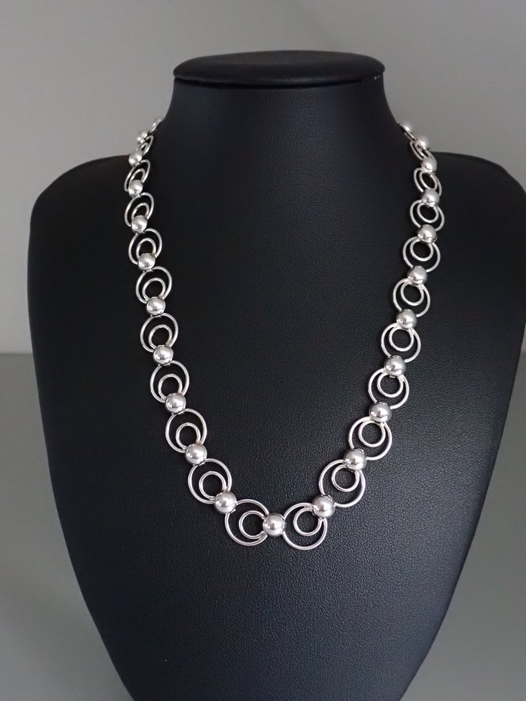 Coral - Argint - Colier - Gustave Hauber #3.2