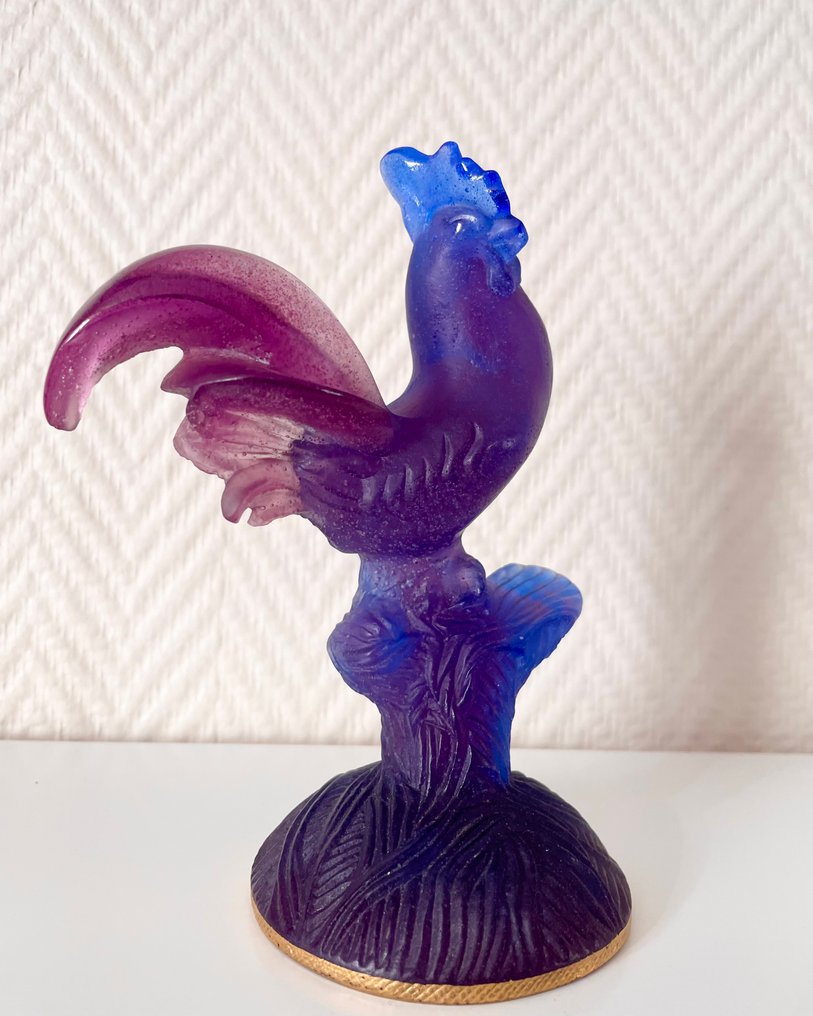 Daum - Sculpture, Coq - 16.5 cm - Pâte de Verre - 1990 #2.1