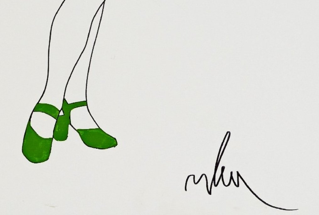 Marco Lodola (1955) - Pin-up con ombrellino #2.1