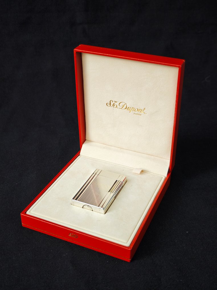 S.T Dupont - Line 1 Large Size New Model Boxed - Line 1 Big Size New Model Boxed - Lighter - Silver plated #1.0