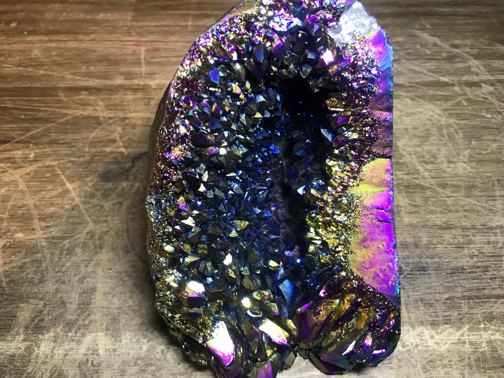 Ametist Cluster de cristal - Înălțime: 11 cm - Lățime: 11 cm- 1310 g - (1) #1.0