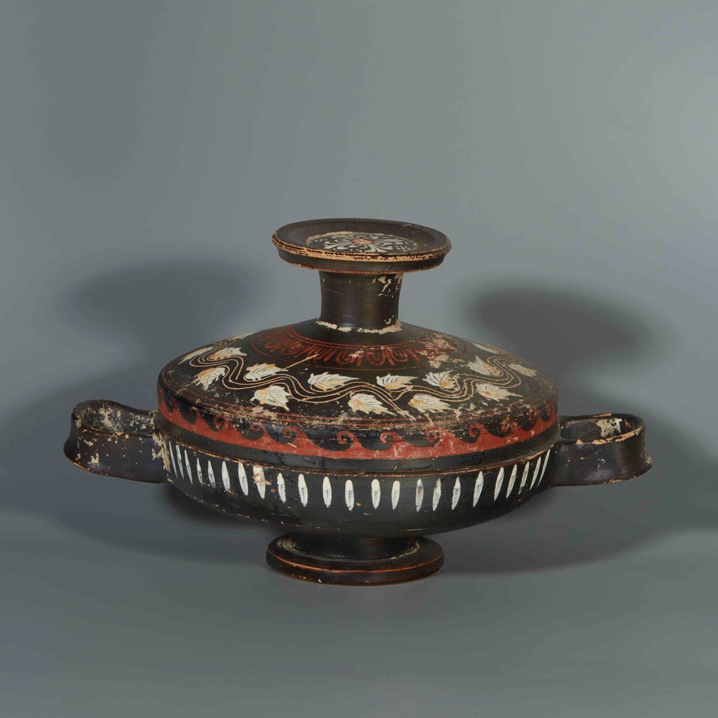 Αρχαία Ελληνική Κεραμικό Λεκάνης. 4ος αιώνας π.Χ. μήκος 21,5 εκ. τεστ TL. #1.0