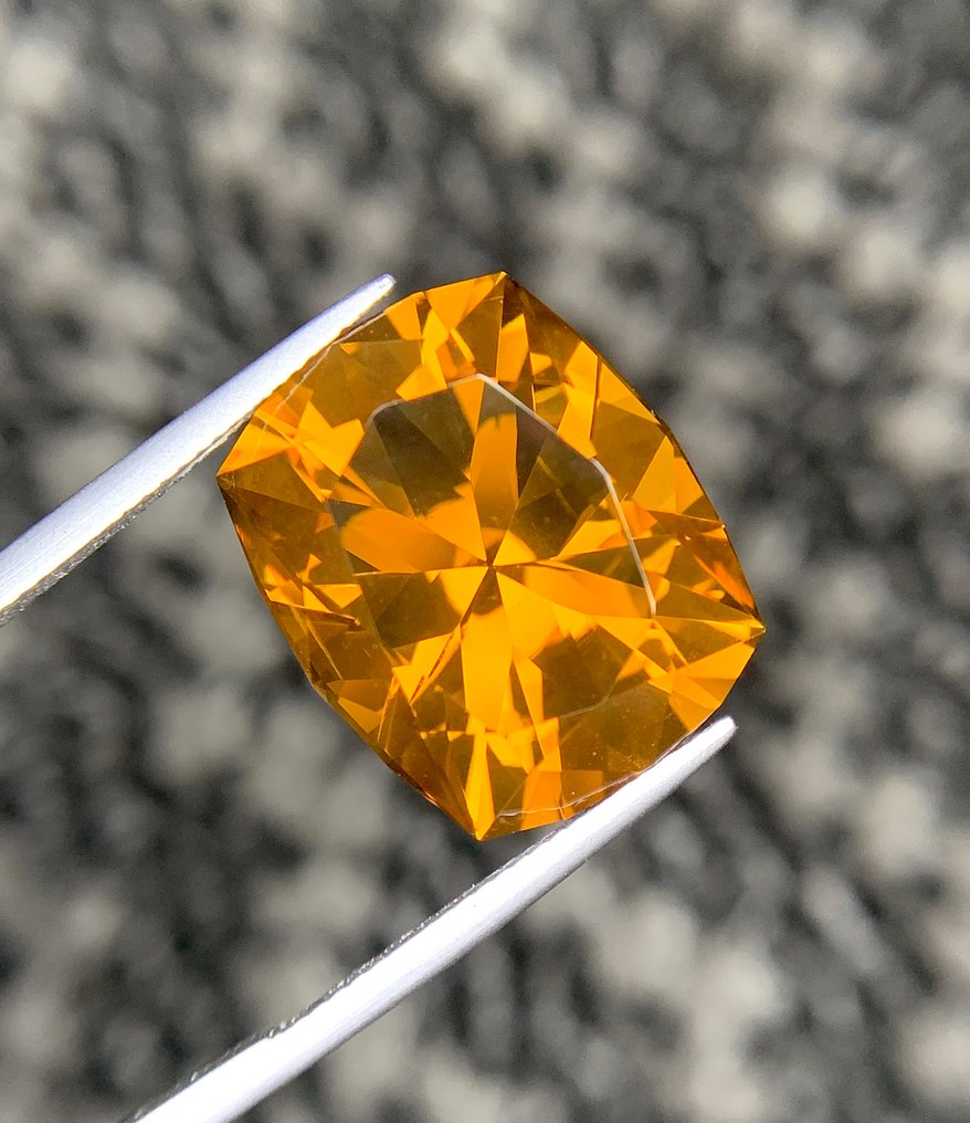 Fără preț de rezervă Citrin - 24.09 ct - Asociația internațională de pietre prețioase colorate (ICA GemLab) #4.3