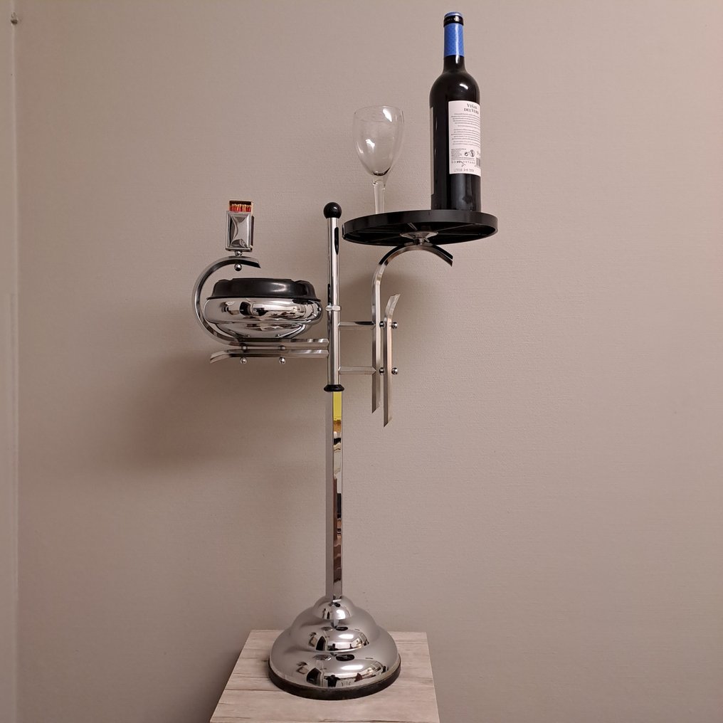 demeyere - Table d'appoint - koper chrome, Bakélite - Table d'appoint / table à fumoir #1.0