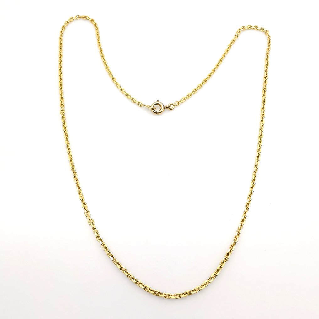 Κολιέ - 18 καράτια Κίτρινο χρυσό - ισχυρός κρίκος #3.2