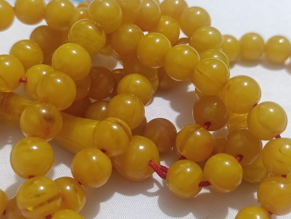  Ροζάριο - Κεχριμπάρι - 1970-1980 - Σπάνια Κομποσκοίνια Προσευχής  #2.1