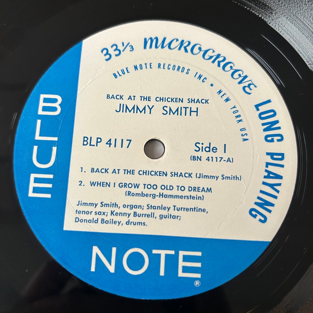 Jimmy Smith - Back at the Chicken Shack (1st mono pressing!) - Single bakelitlemez - 1st Mono pressing - 1963 #3.2