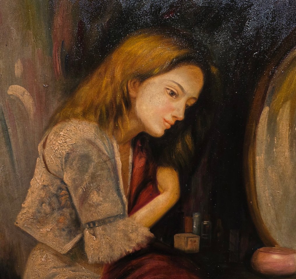 European school (XX) - Donna con specchio #4.3