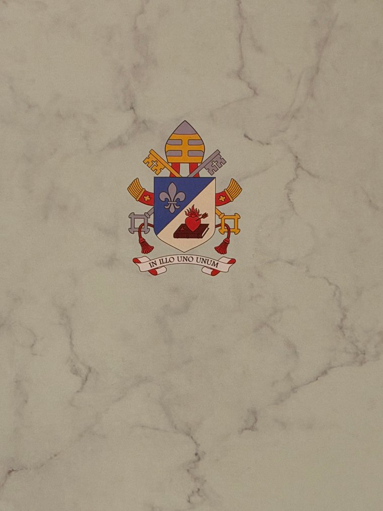  Ροζάριο - Μαργαριταρένια λευκή, επενδυμένη με ασήμι. - 2025 - Παπά Λέον XIV, Βενέδικτος  #4.3