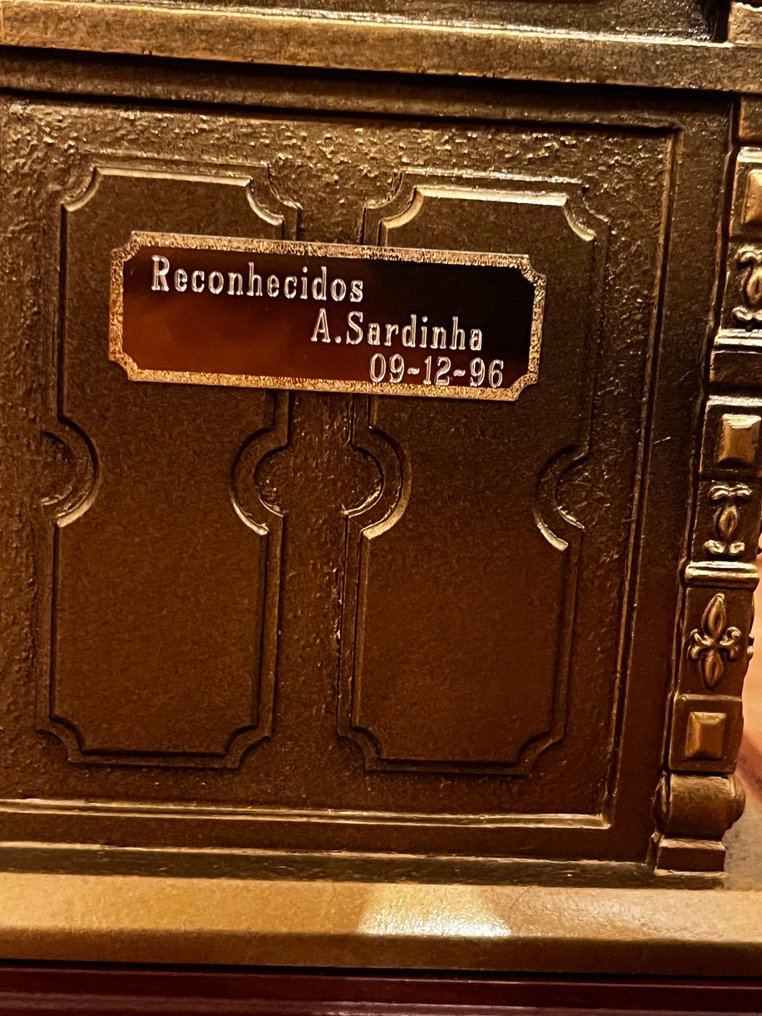 Table clock - Citizen -   Wood, Bronze - 1990-2000 #4.3