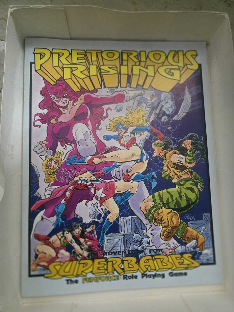 Társasjáték - Superbabes – The Femforce Role-Playing Game (1993) – Boxed #3.2