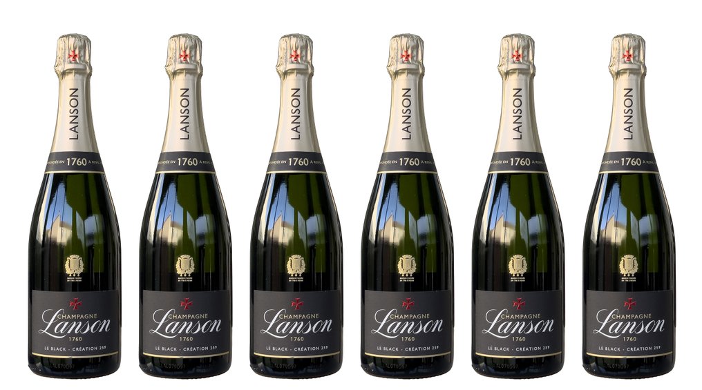 Champagne Lanson, "Le Black Création 259 " - Champagne - 6 Bottles (0.75L) #1.0