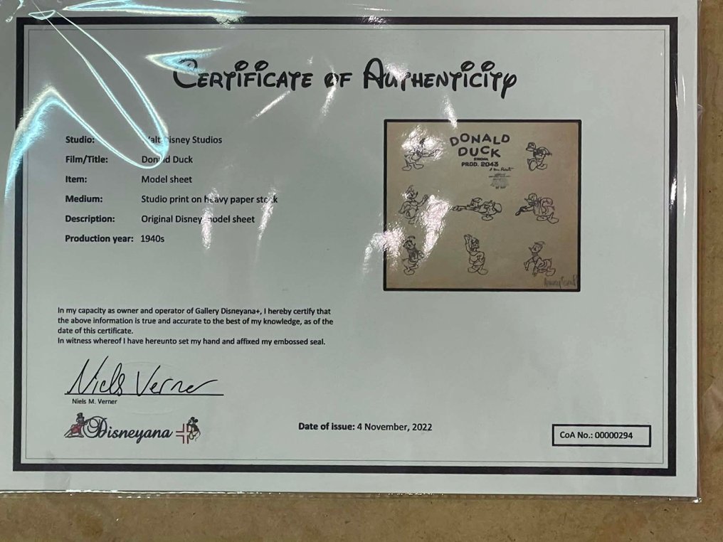 Disney - Disney Donald Duck Model Sheet #1.0