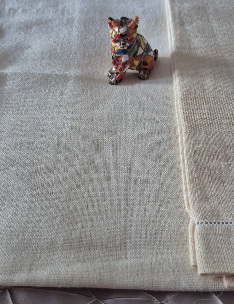 毛巾 (3)  - 124 cm - 68 cm - 3 条麻制毛巾 #2.1