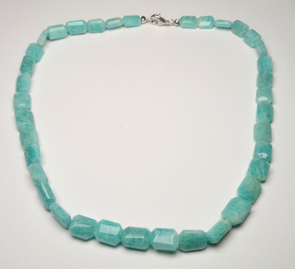 Ασήμι 925 - Κολιέ - Amazonite #4.3
