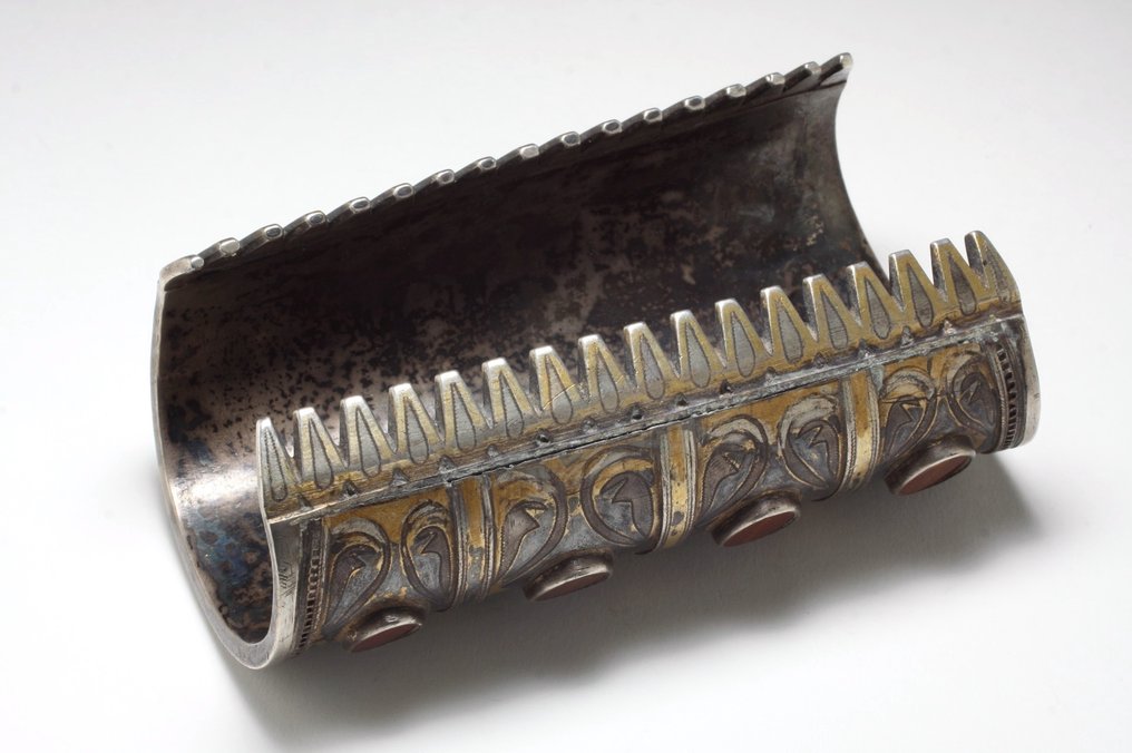 Ασημί - Βραχιόλι Cuff - TEKKE Cornalines #3.2