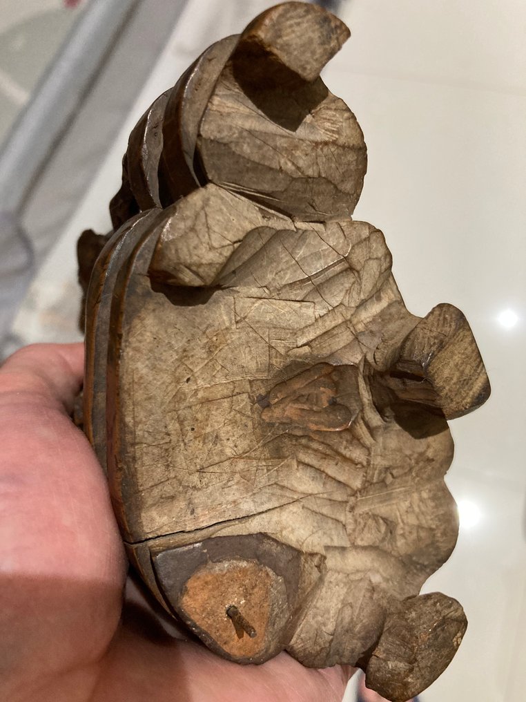 Buddha Deity麻姑献寿Early Qing Carving - Tre - Kina - Qing-dynastiet (1644 – 1911) #2.1