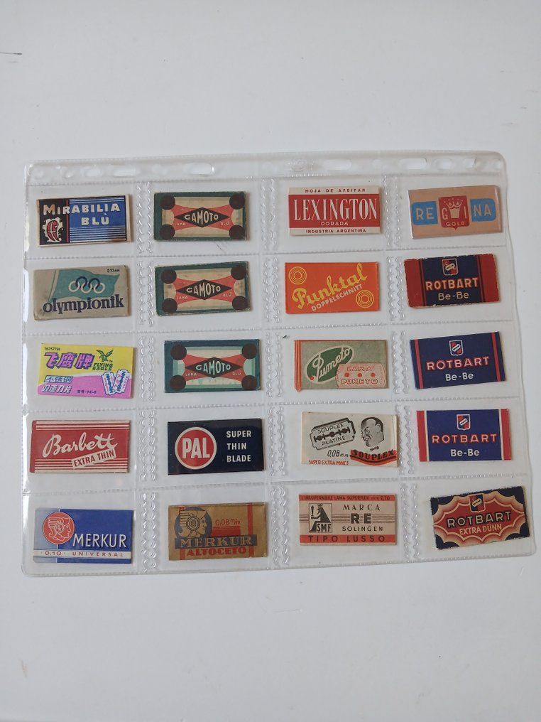Razor blade wrapper (100) - 100 collectible razors #1.0