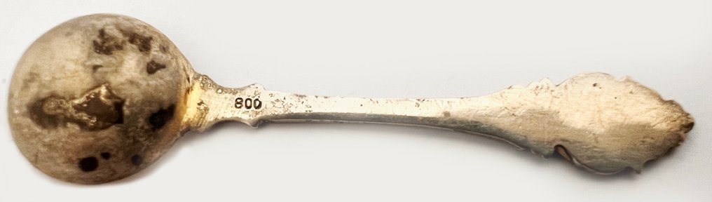 Gebrüder Kühn, Schwäbisch Gmünd - Saliera a forma di barca (2) - .800 argento #3.2