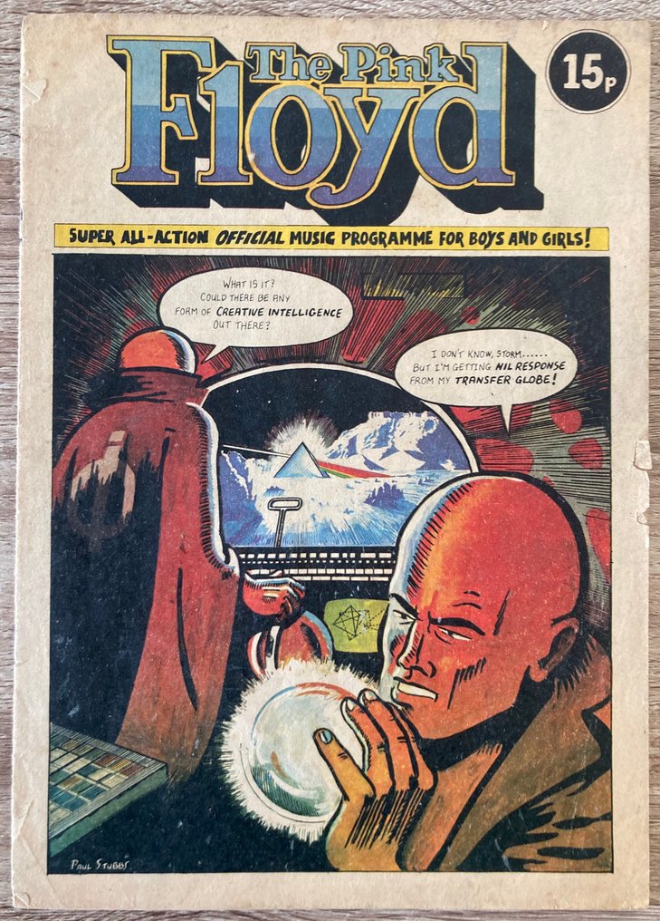 Pink Floyd - Das Tourprogramm der Dark Side of the Moon Tour (Comic-Stil Erste Ausgabe) - 1974 #1.0