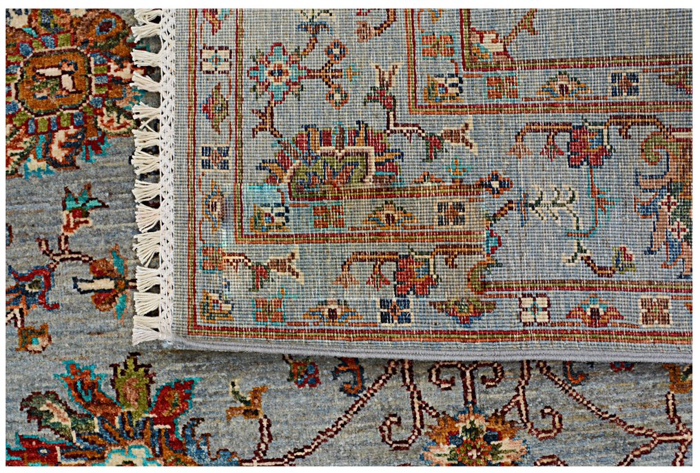 Afghan, Ziegler Kazak, 新款苏尔坦尼地毯 高品质手工结绳杰作 有机羊毛 - 地毯 - 202 cm - 152 cm - 手工设计师地毯 #4.3