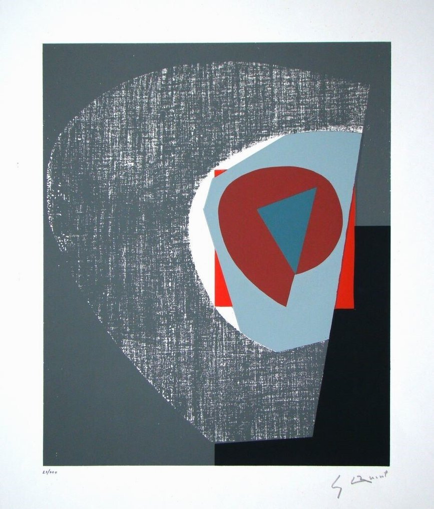 Georges Breuil (1904-1997) - Composition abstrait #1.0