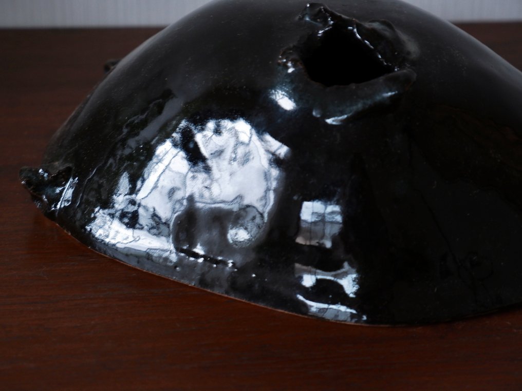 黑釉花瓶 - 瓷器 - 日本 - 昭和年代(1926-1989) #4.3