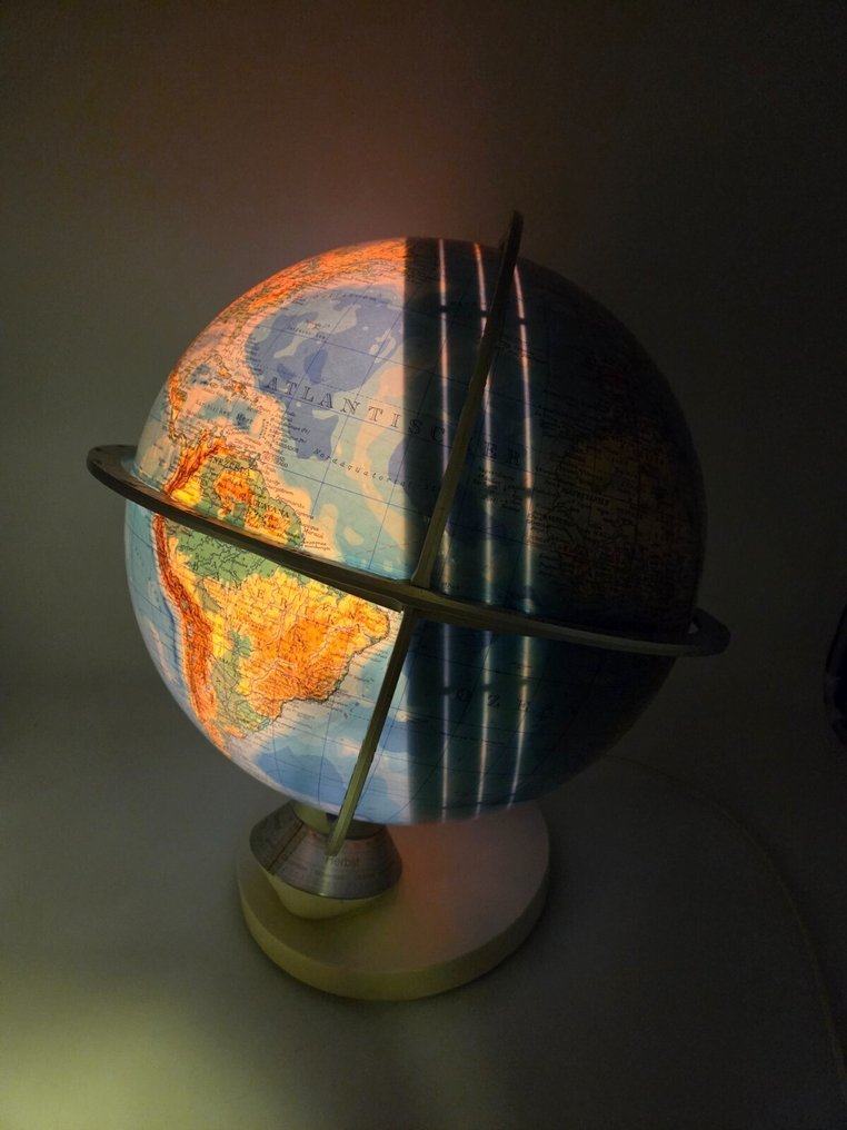 球仪 - 1960-1970 - Columbus Duplex Globus mit Scala und Beleuchtung #4.3