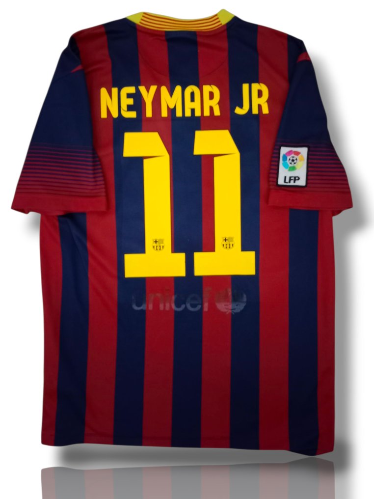 FC Barcelona - Spanische Fußball-Liga - Neymar Debut - 2013 - Fußballtrikot #1.0