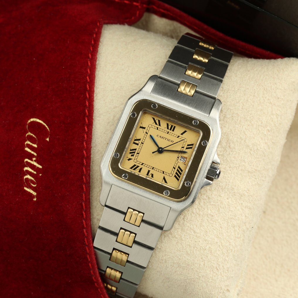 Cartier - Santos Carree - 2961 - Herre - 1980-1989  #1.0